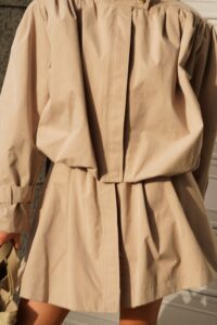BEIGE HEAVEN COSTUME • костюм из микрозамшевого хлопка нежный бежевый - 57167