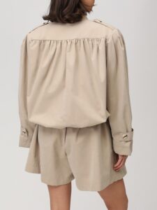 BEIGE HEAVEN COSTUME • костюм из микрозамшевого хлопка нежный бежевый - 57158