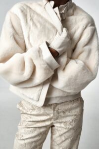 Шубка-бомбер IVORY «Айвори» - 58959